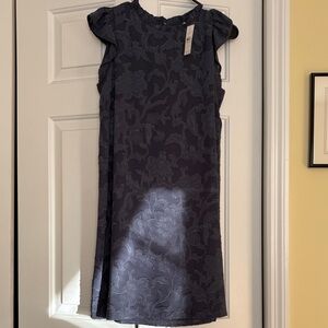 LOFT Charcoal Textured Dress